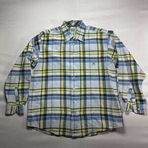 Cinch Men's Long Sleeve Multicolor Plaid Western Button Up Shirt - Size L